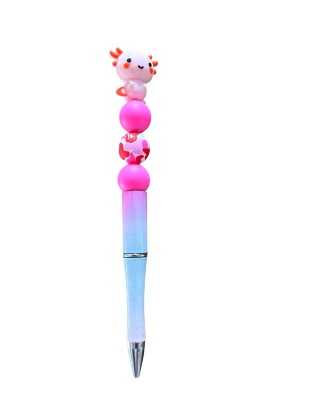 AB INKS HANDMADE EXPRESSIONS Handmade Pink Axolotl Pen